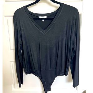 Never Worn! Size L Black Bodysuit